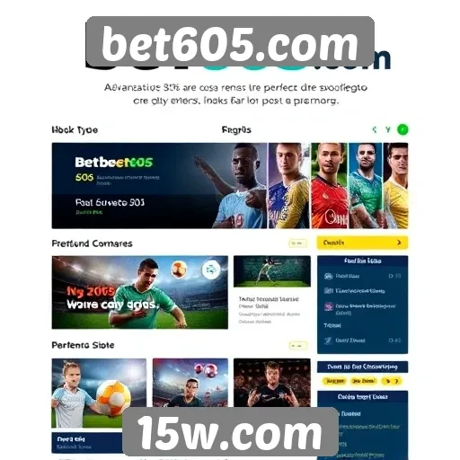 Análise das funcionalidades do site bet605.com